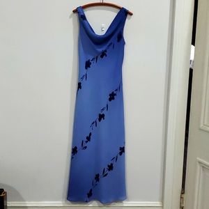 Semi Formal Blue Fade long dress size 8
